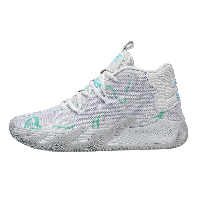 Die Melo Ball Basketballschuhe der dritten Generation für männliche Studenten im echten Kampf, Stoßdämpfung auf Zementboden, verschleißfest und rutschfest chil