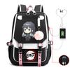 Demon slayer ghost extermination column student schoolbag junior high school student primary school student middle school student backpack