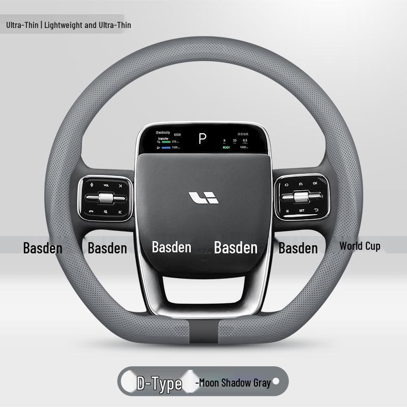 Housses de volant ultra-fines en cuir véritable pour Ideal i8, ONE L6/L7/L8/L9, MEGA i6