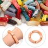 20pcs 35x11mm Acrylic Curved Tube Beads Dual Color Loose Beads For Jewelry Making DIY Handmade Necklace Bracelets Accessories