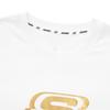 Skechers Sports Lifestyle Series Cotton Breathable Solid Color Simple Fashion Versatile Knitted Round Neck Short Sleeve T-Shirt L224U128-0019