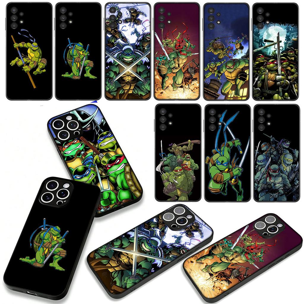 Kryt Case Ninja Comics Turtles Anime pro Apple iPhone 17 16 11 Pro XS Max SE2 XR 6 7 8 Plus 16E SE 2020 Air Phone Casing
