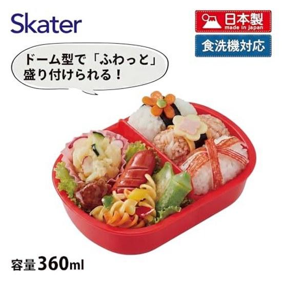 Skater Bento Box Children 360ml Softly Piled Lid Made Japan Lunch 1 Layer Dishwasher Safe Microwave Spider-Man 25 Boys QAF2BAAG-A