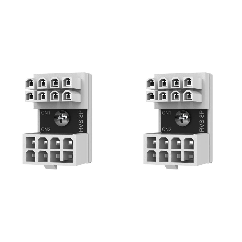 1-5 шт. 180-градусный адаптер питания ATX 8-контактный, 8-контактный female на 8-контактный male, DIY для видеокарты, аксессуары для настольного компьютера