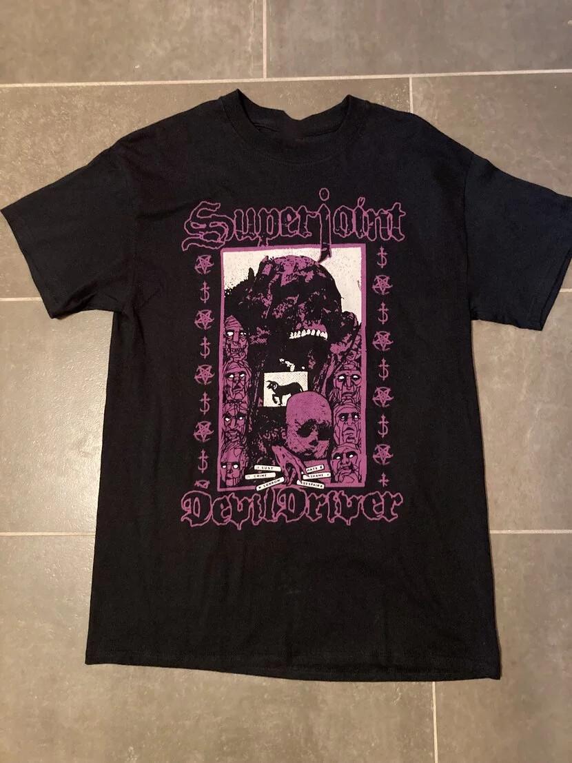 Vintage All Size Unisex Superjoint ritual tour shirt NZ355 FREE SHIPPING L