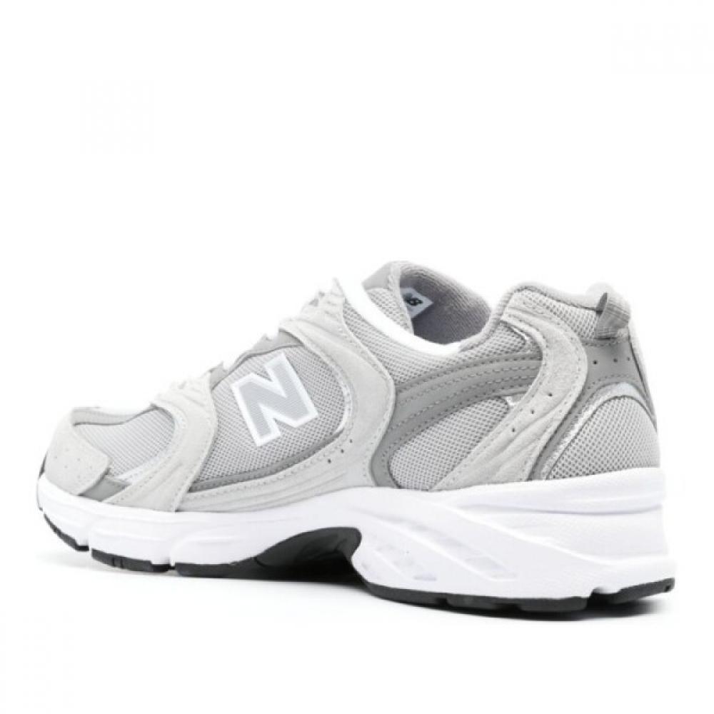 New Balance Light Grey White Leather Suede Panel Design Sneakers Mr530ck Rai