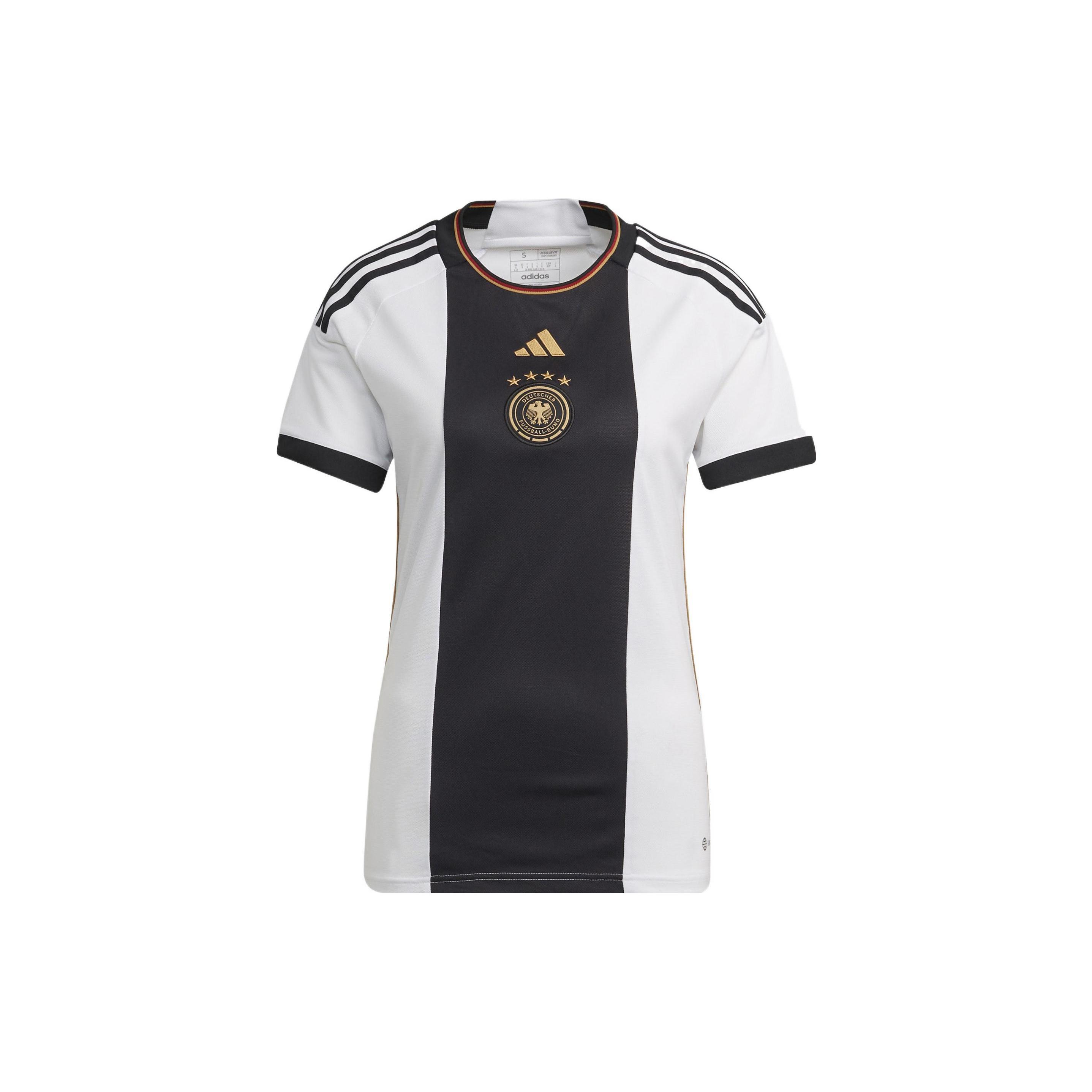 (WMNS) adidas Germany 22 Home Asia Sizing White Black Women s HF1474 XL