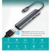 Aluminum Alloy USB C Adapters Supports 4K HDTV 60WPD Fast Charging And Multiple Port Expansion