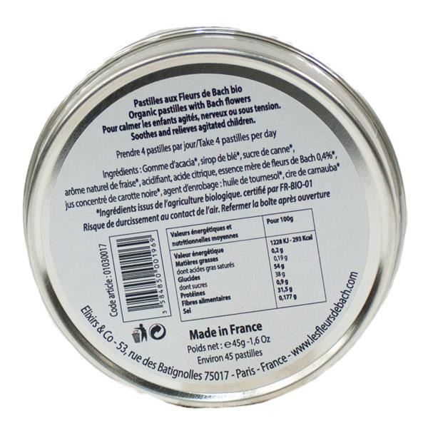 Elixirs &amp; Co Pastilles Enfant Calme Bio 45g