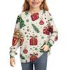 Christmas Day Sweatshirts For Children Boys And Girls Knit Sweater Cute Shirt Fall Crewneck Pullover Tops