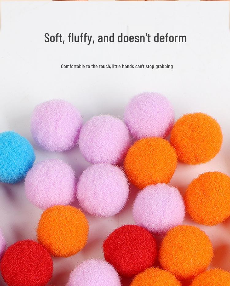 Montessori Color Matching Bead Clamps for Math and Number Recognition Fine Motor Skills Training.