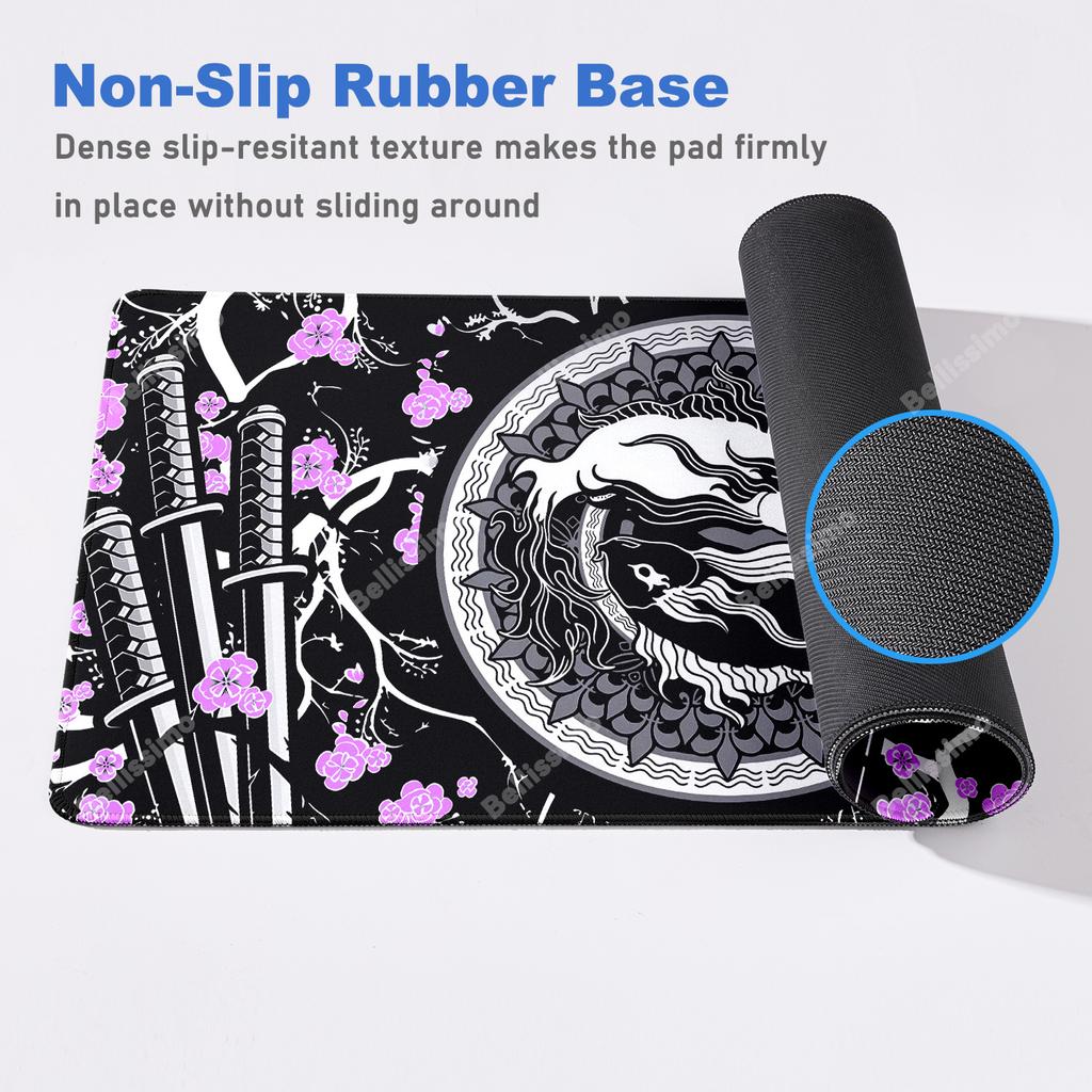 Gaming Cartoon Fish Koi Art Mouse Pads Anime Table Mats Computer Mousepad 100x50cm Large Gamer Mousepads Company Big Desk Pad