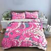 3Pcs Octopus Tentacles Bedding Set, Pink Ocean Creature Print Duvet Cover Set, Soft Microfiber For Teens And Adults