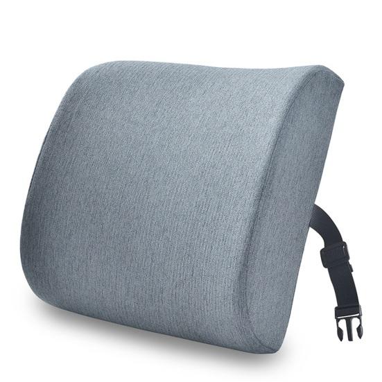 Back Cushion Super Soft Wear Resistant Cotton Flax Lumbar Pillow Memory Foam Seat Cushion for Home