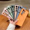 S26 Ultra Case Magnetic For Magsafe Skin Feel Cover For Samsung Galaxy S25 FE Edge S24 S23 Plus S26 Ultra A15 A35 A55 A16 A26 A36 A56 A17 A37 A57 5G
