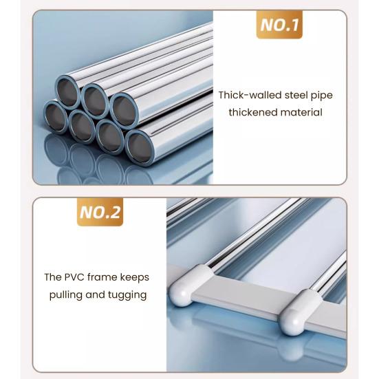 Věšák na kalhoty vícepatrový nerezový věšák na kalhoty otočný hák o 360 stupňů skládací design stojan na uskladnění kalhot