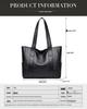Bolso Tote Versátil de Moda para Mujer: Bolso de Mano de Gran Capacidad, Bolso de Hombro y Cruzado, Elegante Diseño para Mamá