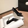[Spot] D high heels high-end women's 2025 new French design niche pointed stilettos