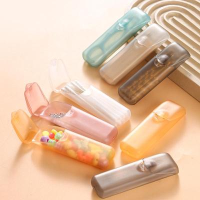 Mini Toothpick Storage Boxes Toothpick Holder With Lid Home Kitchen Dining Table Hotel Restaurant Portable Small Toothpick Case