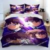 Detective C-Conan Carton Beding Set Printed Bed Linen Set With Pilowcase Bed Soft Duvet Cover Soft Single Double Quen Super King-Sized Dimensionsd