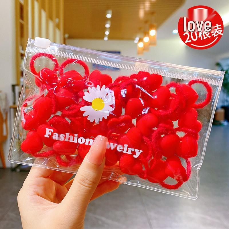 

Красная эластичная повязка на голову для Дня Независимости - Нежная резинка для волос для детей