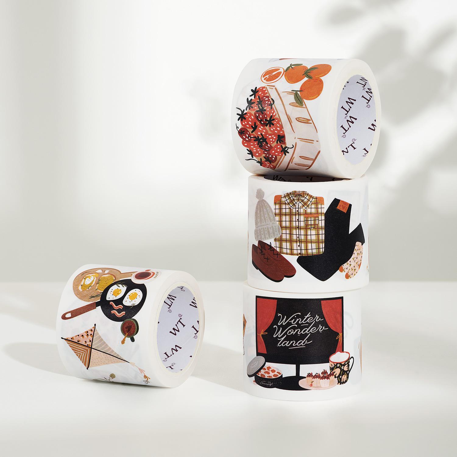 Four Seasons Game Die Cut Washi Tape Sticker Ins