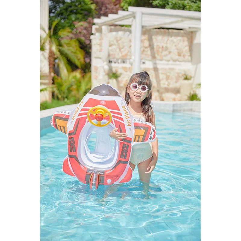 Babies Toddlers And Swimming Circle New Cartoon Airplane Inflatable Toys Water