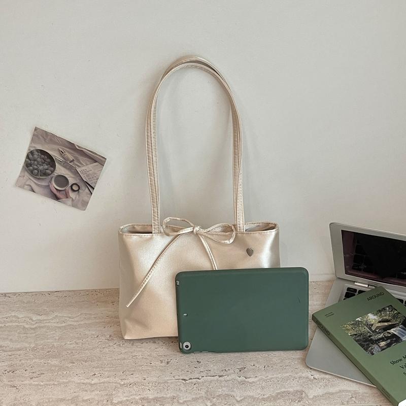 Women's Bow Shoulder Bag Commuter Tote Bag