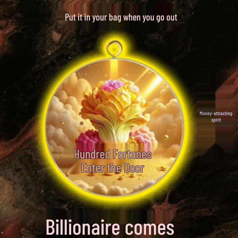 

30mm Round Time Gem Alloy Keychain Pendant