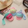 Mesh Fabric Organiser Bag With Dopamine Color Multifunctional For Small Items Storage Travel Carry Easy Cleaning
