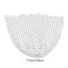 Fishing Net Replacement Landing Netting Lightweight Sturdy Without Handle Silicone