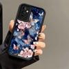 Phone Case for Samsung Galaxy S26 S25 Ultra S24 FE Beautiful Purple Butterfly Shell S23 Plus S22 + S21 S20 5G Soft Silicone Fund