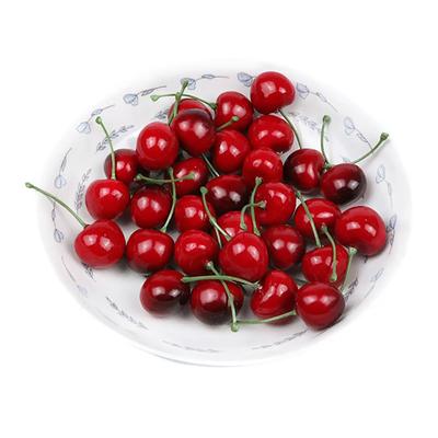 50pcs Artificial Cherries Bubble Cherry Fruits Wedding Home Decoration Photography Props