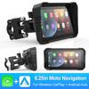 BEPOCAM 5"/6.25" Motorcycle GPS Navigation DVR Carplay Screen for Moto Dual Cameras Drive Recorder IPX7 Waterproof Moto Monitor