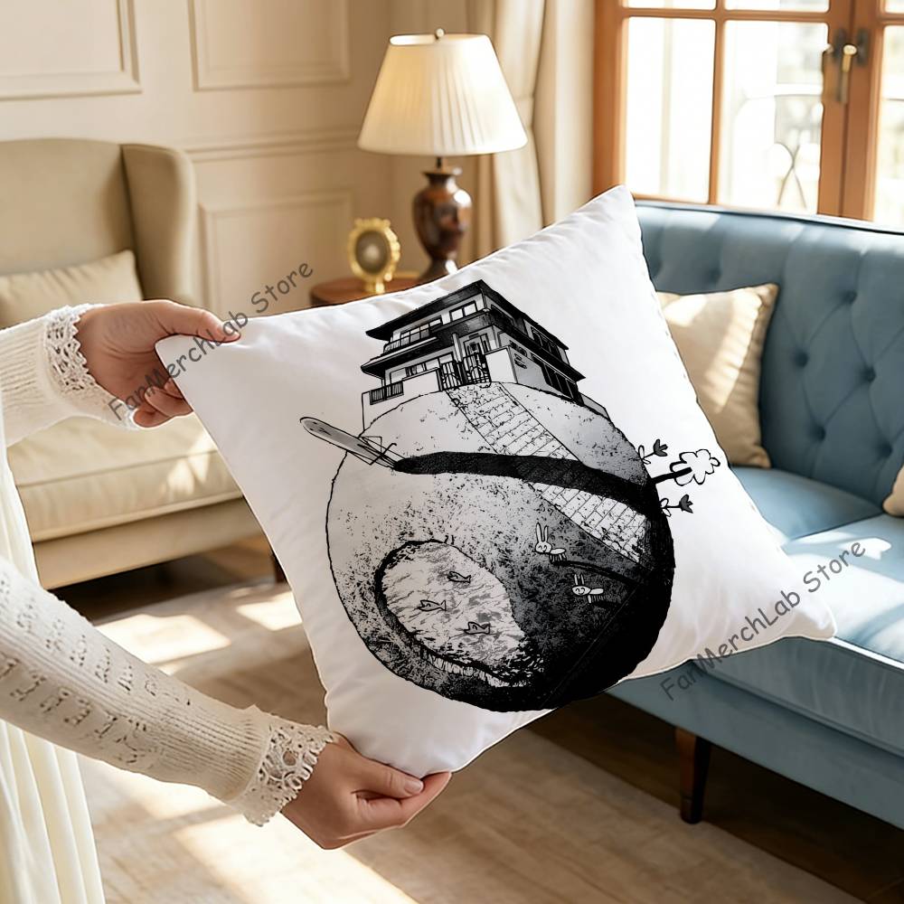 GGoodnight Anime PPunpun Pillow Case Ultra Soft Skin Friendly Fabric Cloud Like Comfort Concealed Zipper