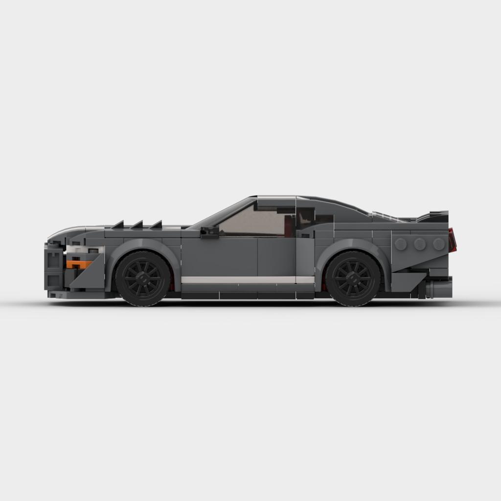 MOC Shelby GT500 476 pezzi da corsa Racer Blocchi da costruzione Mattoncini Giocattoli Creativi Garage per Ragazzi Regali