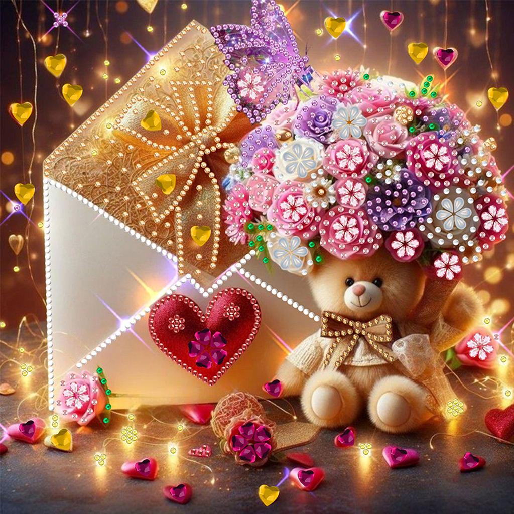 Easter Special Shaped 5D DIY Partial Drill Diamonds Paintings Gem Art for Adults DIY Gift Home Decor Crystal Diamond Art 30x30cm