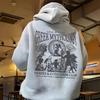 2025 Women's Double-sided Print Casual Letter Figure Hoodie