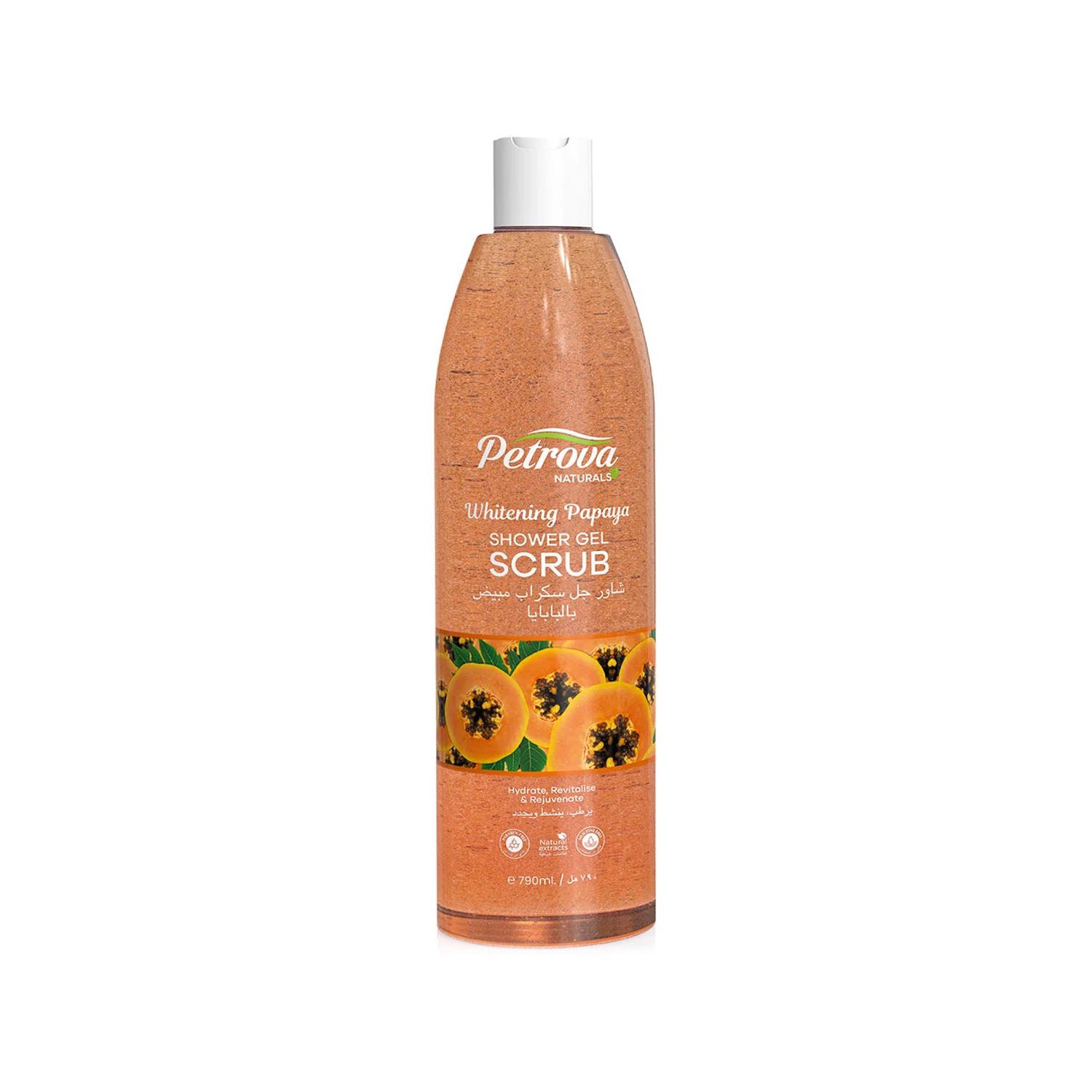 

Гель-скраб для душу Відбілюючий Papapya Naturals - Петрова 790 мл 790 ml