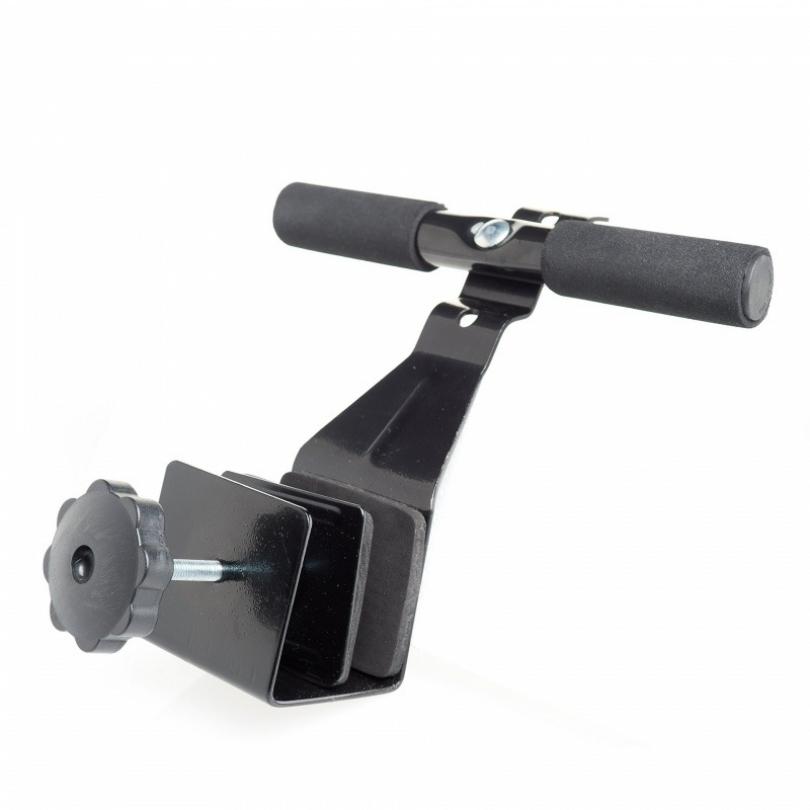 

Portable adjustable door style sit up assist device, a universal and simple home fitness training equipment, used for abdominal core gym exercises