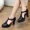Летние новые водонепроницаемые туфли на платформе, универсальные, с темпераментом, женские, не утомляют ноги, ципао, подиум, удобные женские туфли на высоком каблуке