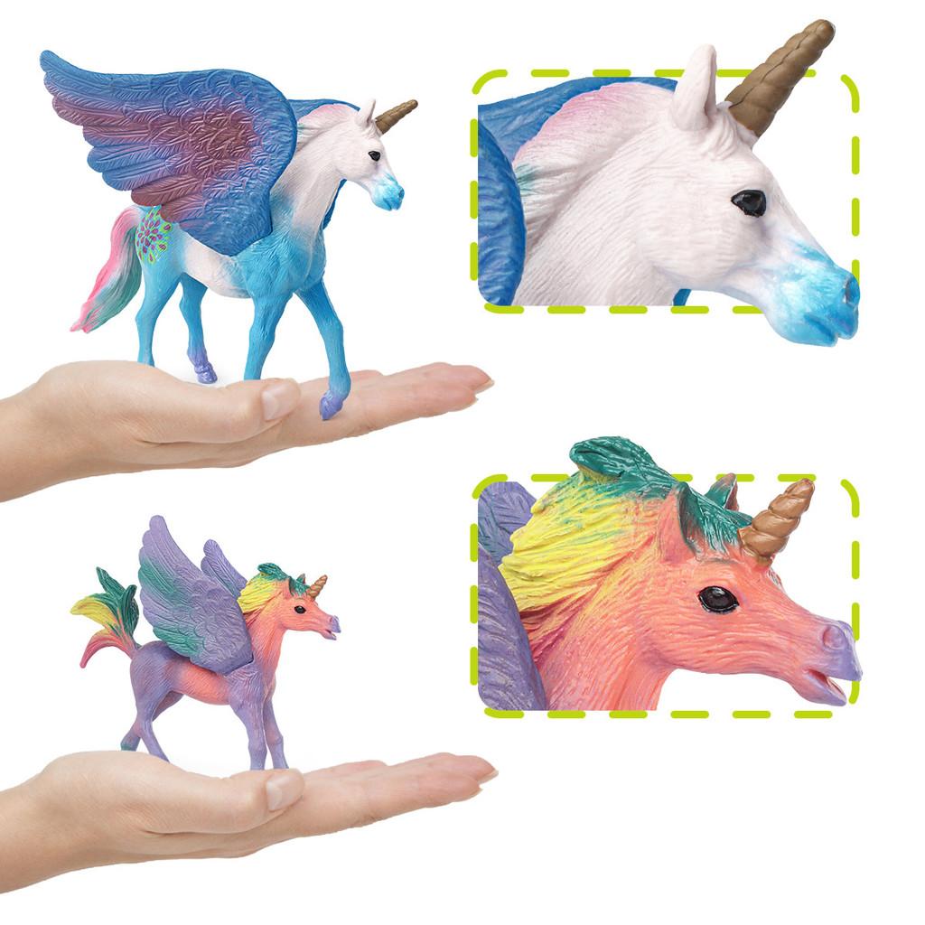 Einhorn Mythologie Figur Sammlerstück PVC Modell Für Kinder Und Dekor