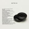 Wide Eye Black White Resin Button Trench Coat Jacket Decorative Button Children Double-Sided Nylon Coat Suit Buckle
