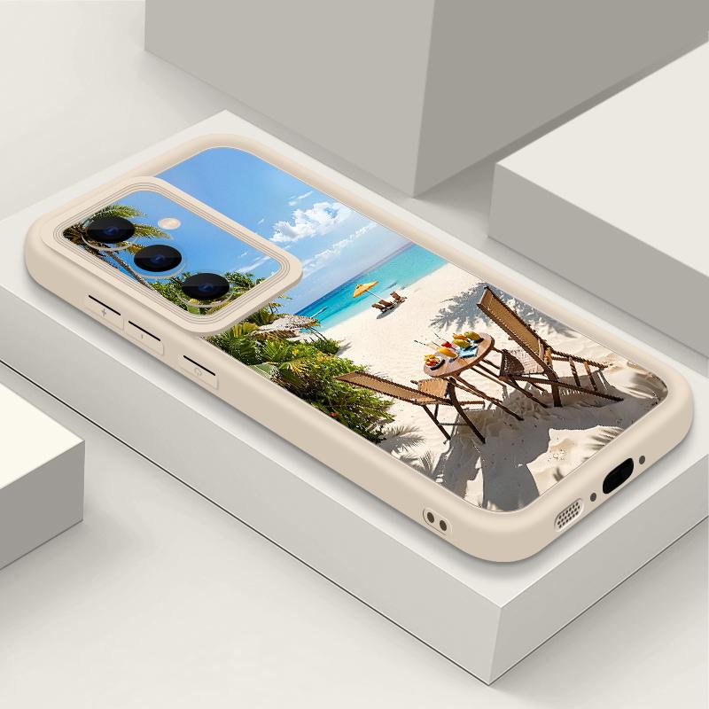Romantic Scenery Print Case For Samsung A57 A37 A27 A17 S26 Ultra S25 FE A56 A36 A26 A16 A55 A35 A25 A15 A54 5G S21 S22 S23 S24 Plus Shockproof Cover