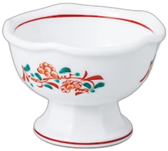 

Hanamanreki Small Bowl x 9 x Small Reinforced Setomonohonpo Plum-Shaped High-Footed (Small) [9 6.3cm] Bowl, Porcelain,