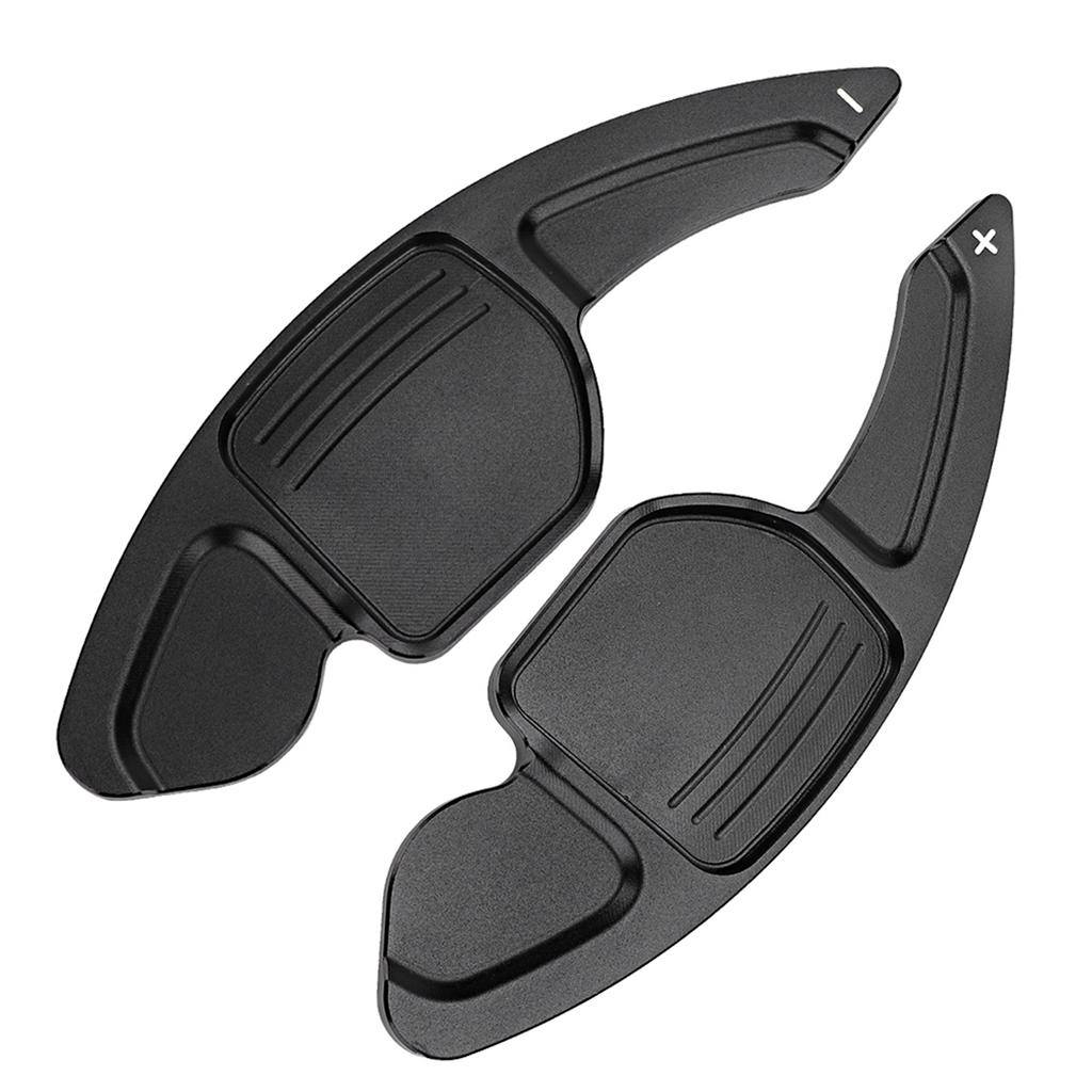 2pcs Car Steering Wheel Shift Paddle Blade Shifter Black Fit for A3 A4L A5 A6 A7 A8 S5