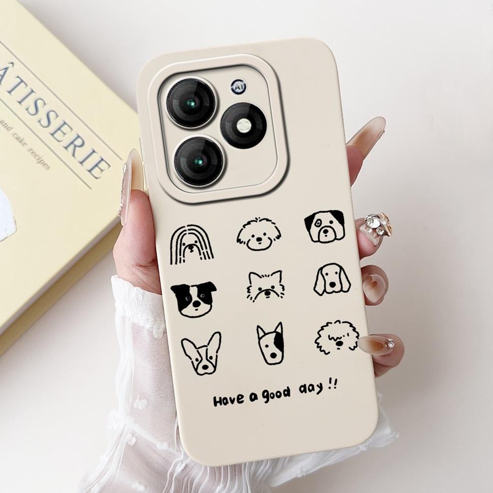 For ITEL A70 Case A665L Luxury Panda Painted Cover Silicone Soft TPU Phone Case For ITEL  A 70 80 A70 A80 ShockProof Back Cover