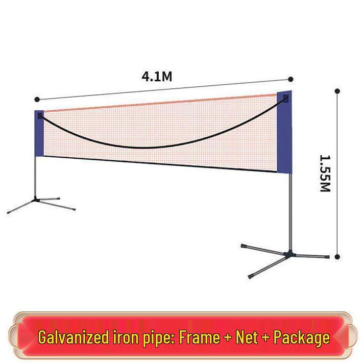 Portable Folding Badminton Net Frame for Indoor & Outdoor Use