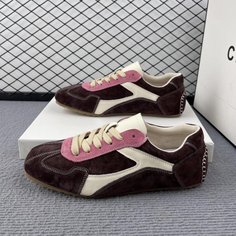 

Early Autumn Maillard~ Color Matching Lace-Up Sports Casual Shoes Board Shoes Women 40 рожевий