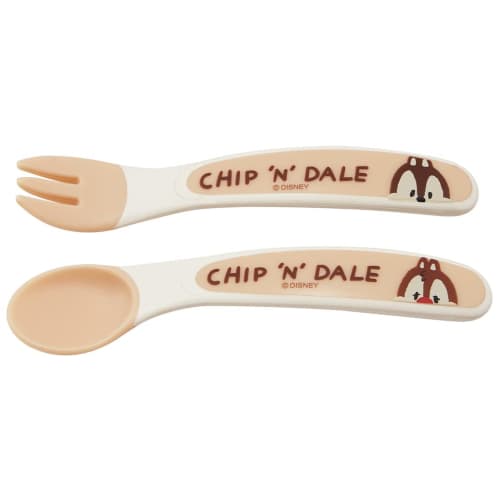 

Skater Children s Spoon and Fork Set, Disney Chip & Dale Petit Friends, 12cm (SFB2-A)